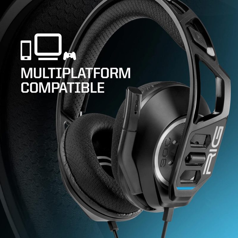 Геймърски слушалки Nacon RIG 300 PRO HS - Черно - Image 2