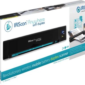Двустранен преносим скенер IRIS IRIScan Anywhere 6 Wifi Duplex, A4, USB-C, Черен - Image 3