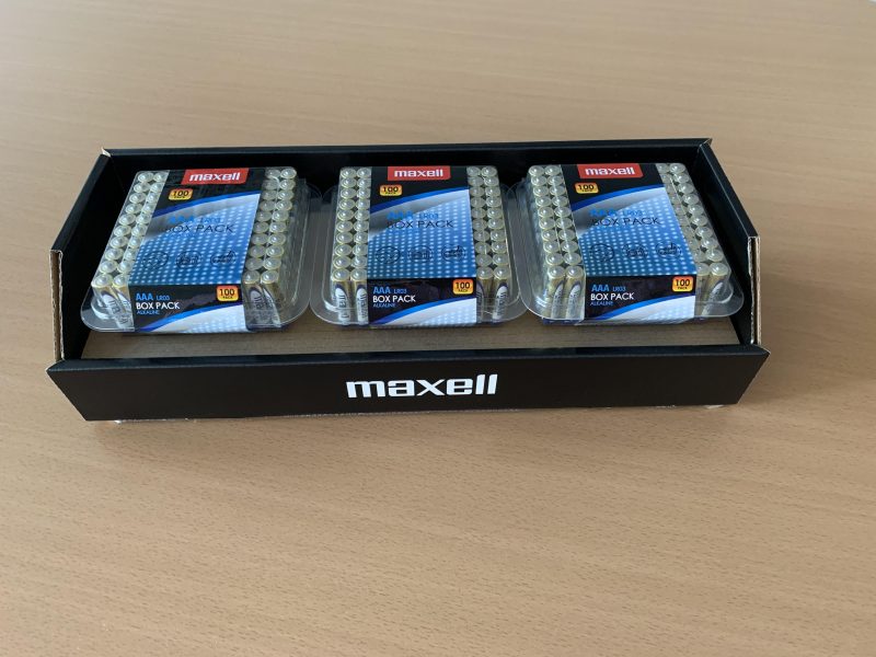 Алкални батерии MAXELL LR03 AAA 10x10 бр / 100 бр. в PVC кутия - Image 3