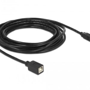 Кабел Delock USB-B мъжко - USB-B женско, 5 м, USB2.0