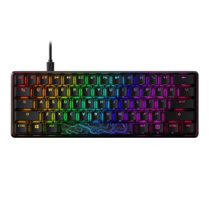 Геймърскa механична клавиатура HyperX Alloy Origins 60, HyperX червени суичове, Черен - Image 4