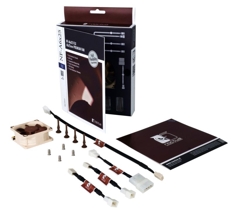 Вентилатор Noctua NF-A6x25 FLX, 60mm - Image 4