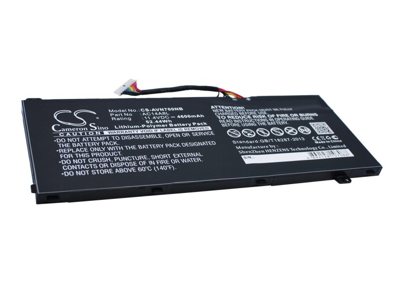 Батерия  за лаптоп Acer Aspire Nitro V15 VN7-571G VN7-572G VN7-591G VN7-592G i V17 VN7-791G VN7-792G AC14A8L, 11.4V, 4600mAh CAMERON SINO - Image 2