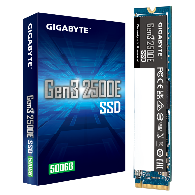 SSD Gigabyte Gen3 2500E, 500GB, NVMe, M.2 - Image 6