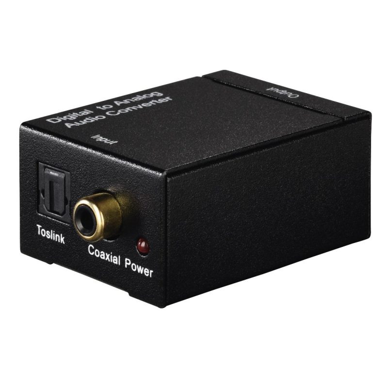 Аудио конвертор HAMA AC80, Цифров към аналогов, Черен - Image 2