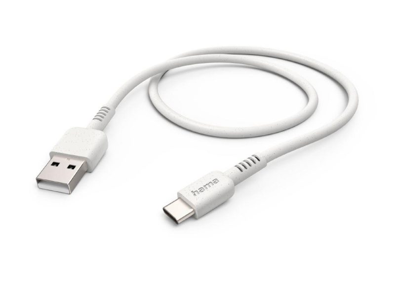 Кабел за зареждане HAMA "Eco", USB-A - USB-C, 1 м, 187281 - Image 3