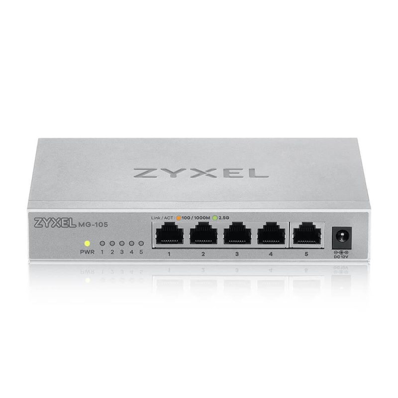 Суич ZyXEL MG-105  5 портов 2,5Gb, неуправляем - Image 2