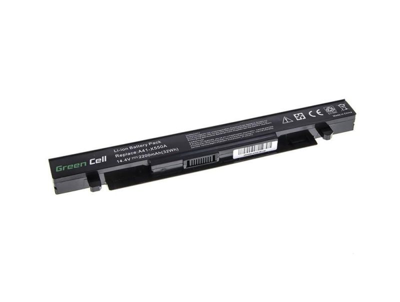 Батерия  за лаптоп GREEN CELL, ASUS A41-X550A, 14.4V, 2.2Ah - Image 2