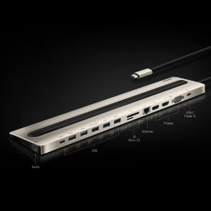 Докинг станция ATEN UH3237, USB-C, Power Pass-Through - Image 3