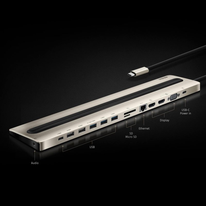 Докинг станция ATEN UH3237, USB-C, Power Pass-Through - Image 3