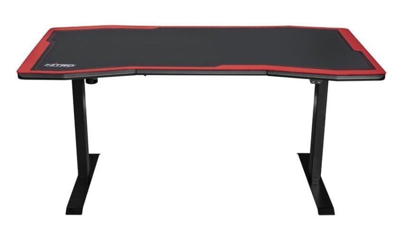 Геймърско бюро Nitro Concepts D16E, Carbon Red, Електрическо управление на височина - Image 9