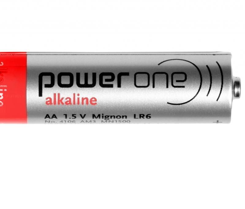 Алкална батерия LR6  AA 1,5V 1 бр.  BULK  INDUSTRIAL1.5V  POWERONE VARTA