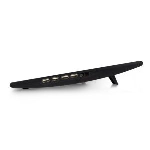 Охладител за лаптоп ACT, До 17", С два вентилатора, USB хъб, Черен - Image 6