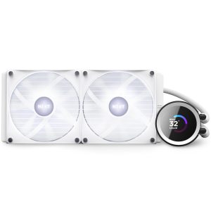 Охладител за процесор NZXT Kraken 280 RGB White, LCD Display - Image 8