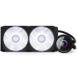 Охладител за процесор NZXT Kraken 240 RGB Black, LCD Display - Image 9