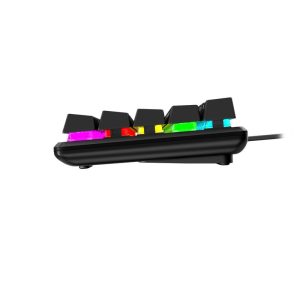 Геймърскa механична клавиатура HyperX Alloy Origins 60, HyperX червени суичове, Черен - Image 5