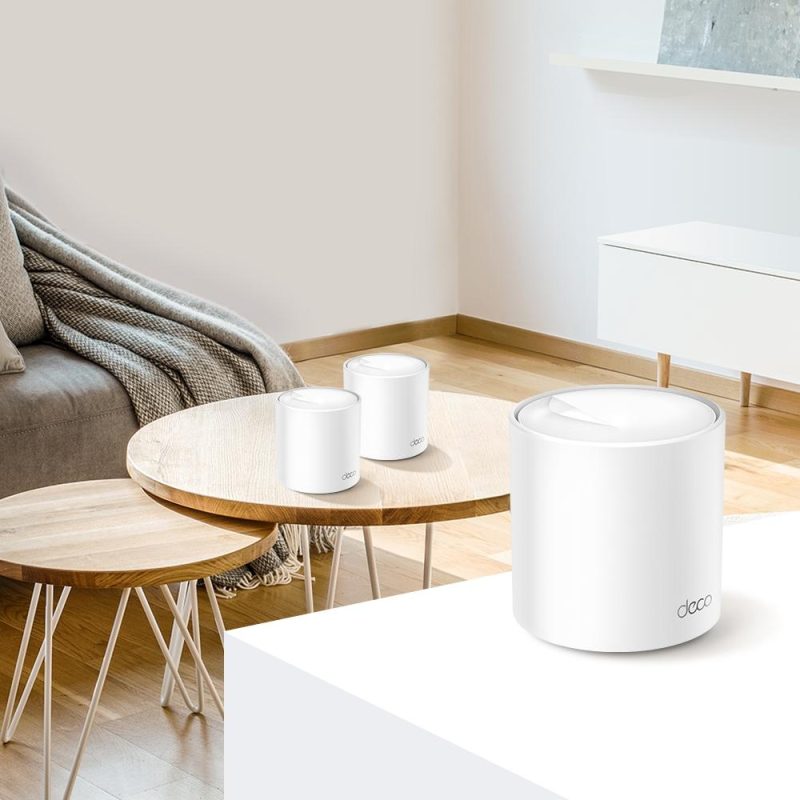 Безжичен рутер TP-Link Deco X60 V3 2-Pack, AX5400, 2.4/5 GHz, 574 -  2402 Mbps, Gigabit - Image 4