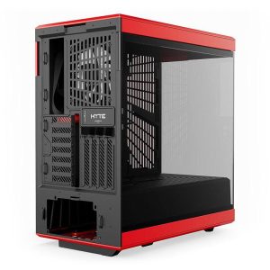 Кутия HYTE Y40 Tempered Glass, Mid-Tower, Червено и Черно - Image 4