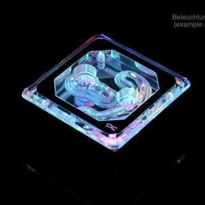Воден блок за процесор Alphacool Eisblock XPX Aurora Edge, Acryl Chrome, Digital RGB - Image 6