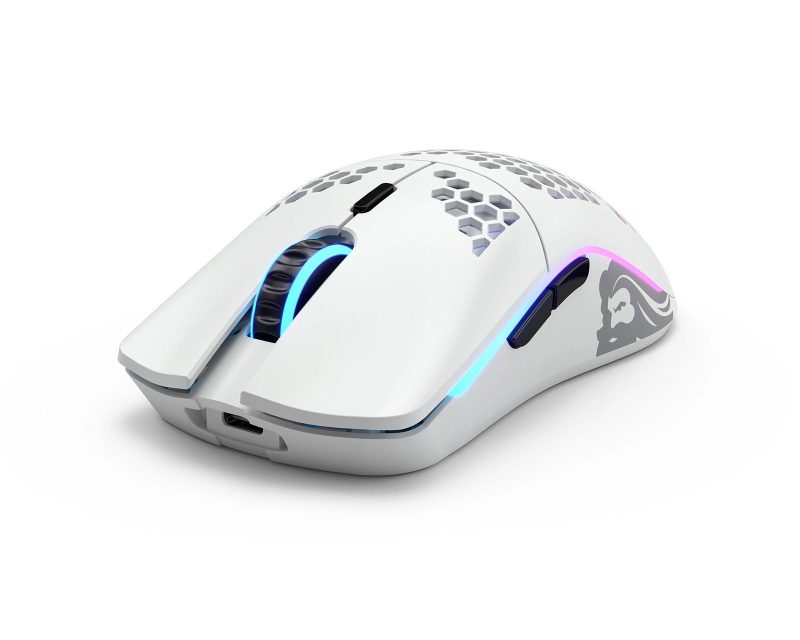 Геймърска мишка Glorious Model O Wireless, Matte White - Image 2