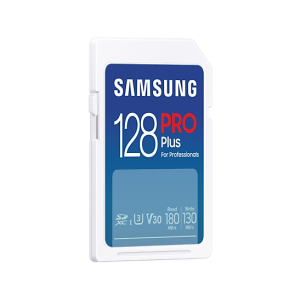 Карта памет Samsung PRO Plus, SD Card, 128GB, Бяла - Image 2