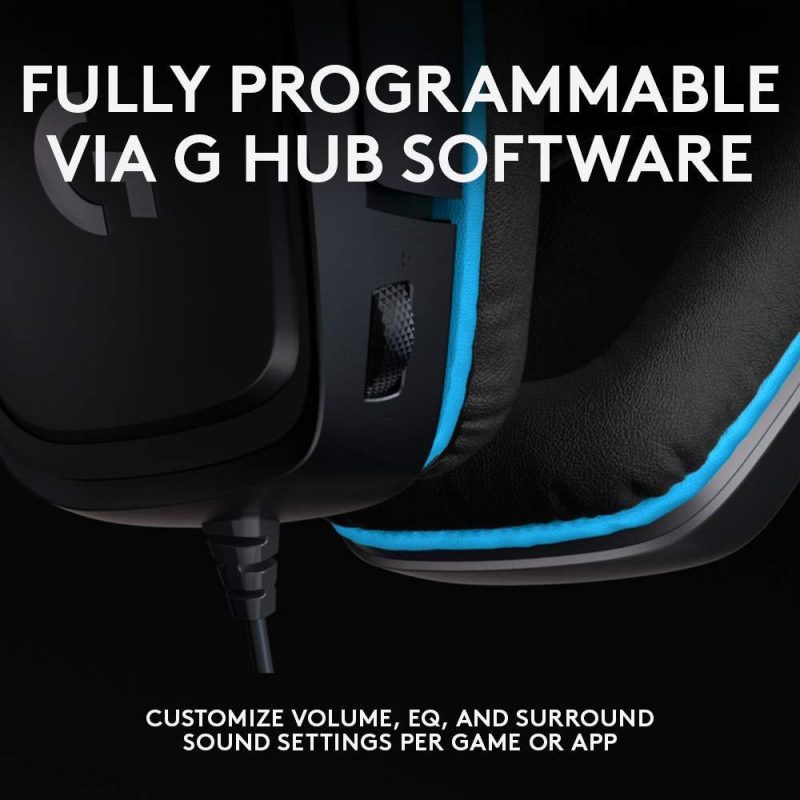 Геймърски слушалки Logitech G432, Микрофон, Черни - Image 5