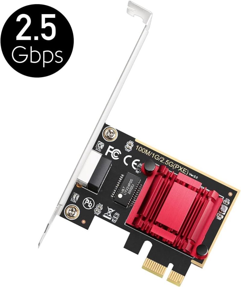 Мрежова карта Cudy PE25, PCIe, 10 Mbps/ 100 Mbps/ 1 Gbps/ 2.5 Gbps - Image 2