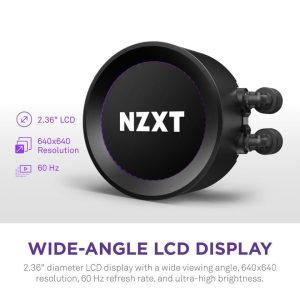 Охладител за процесор NZXT Kraken Elite 360 RGB Black, LCD Display - Image 2