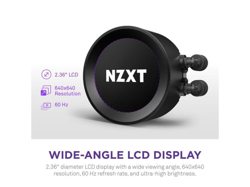 Охладител за процесор NZXT Kraken Elite 360 RGB Black, LCD Display - Image 2