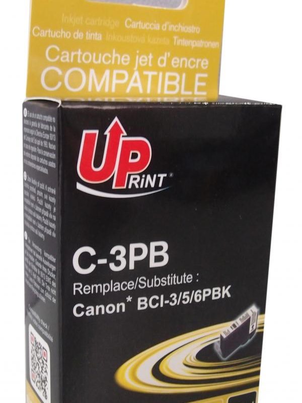 Мастилница UPRINT BCI3/BCI5/BCI6  CANON, Фото черeн