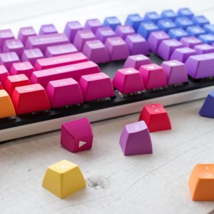 Капачки за механична клавиатура Ducky Afterglow, 108-Keycap Set ABS, Double-Shot, US Layout - Image 10
