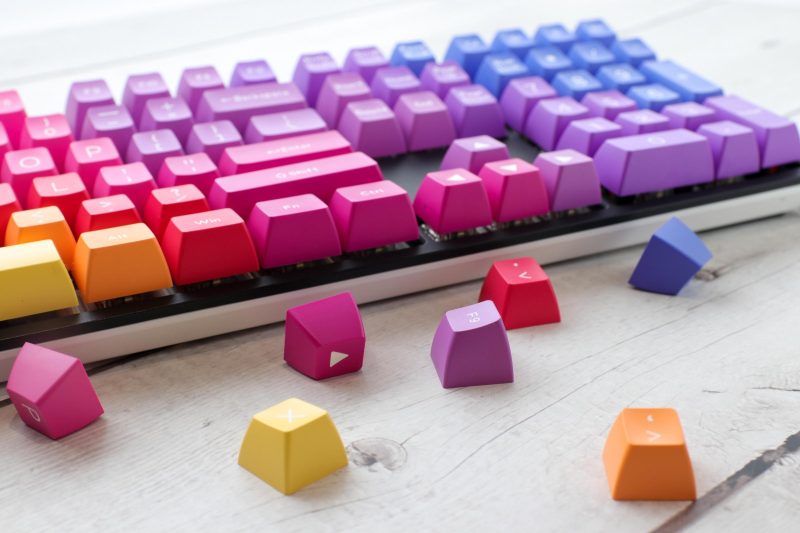 Капачки за механична клавиатура Ducky Afterglow, 108-Keycap Set ABS, Double-Shot, US Layout - Image 10