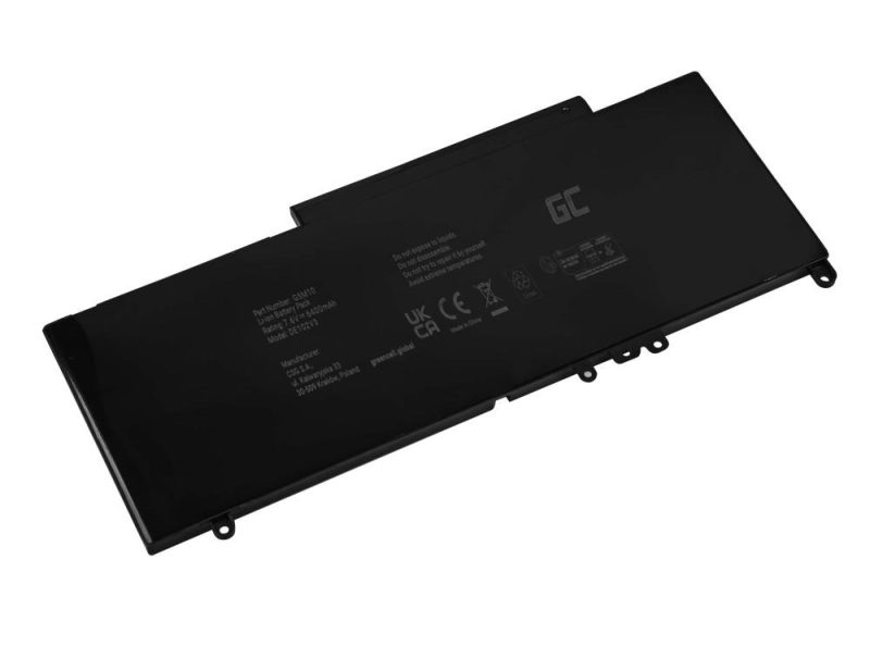 Батерия за лаптоп Dell Latitude E5250 E5450 E5550 G5M10 0WYJC2  7,6V 6200mAh GREEN CELL - Image 2