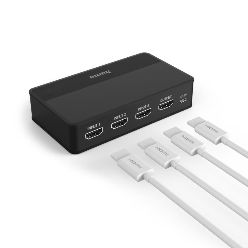 Превключвател / суич HAMA 4K-HDMI™ 3x1, 121770 - Image 3