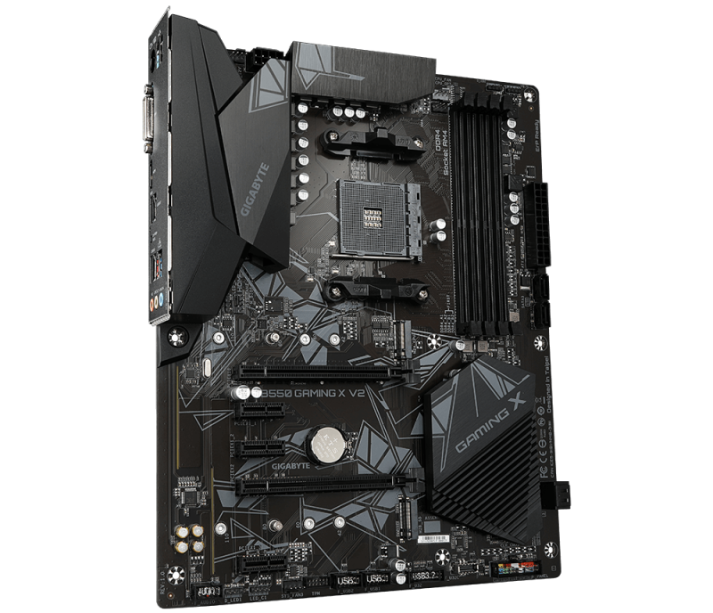 Дънна платка GIGABYTE B550 GAMING X V2 Socket AM4, 4 x DDR4, RGB Fusion, V2 (rev. 1.0) - Image 3