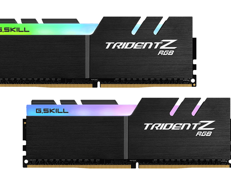 Памет G.SKILL Trident Z RGB 32GB(2x16GB) DDR4 3200MHz F4-3200C16D-32GTZR