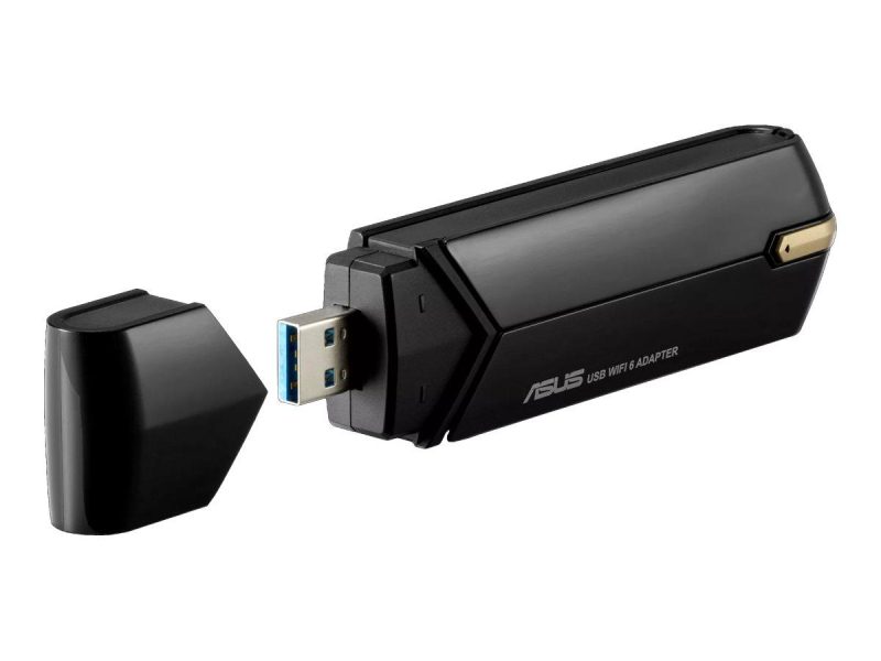 Безжичен адаптер ASUS USB-AX56 Dual Band AX1800 WiFi 6 802.11ax, USB 3.2 Gen1, вградена антена - Image 4