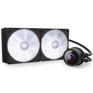 Охладител за процесор NZXT Kraken 280 RGB Black, LCD Display - Image 10