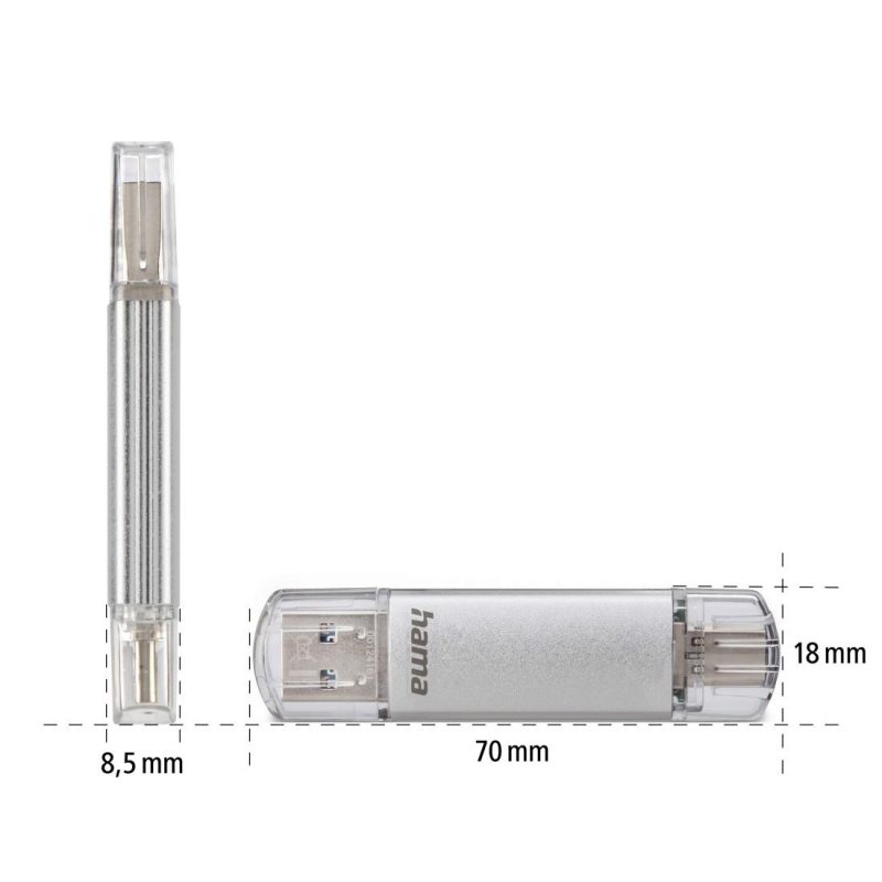 USB памет HAMA Тип USB-C/UBS 3.0  Laeta, 64GB, 40GB/s - Image 8