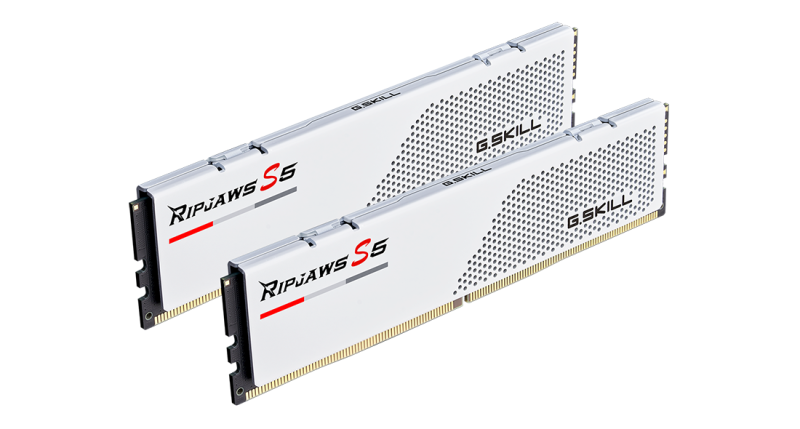 Памет G.SKILL Ripjaws S5 White 64GB(2x32GB) DDR5 6000MHz - Intel XMP - Image 2