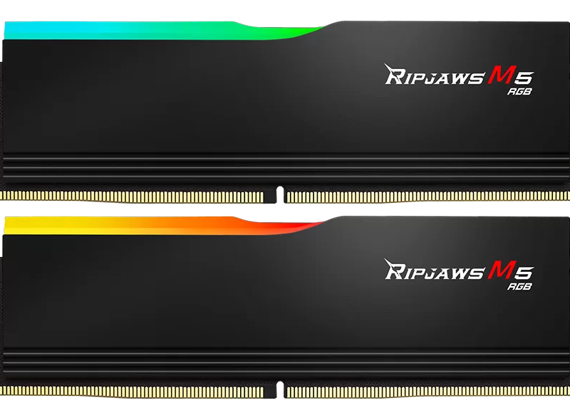Памет G.SKILL Ripjaws M5 RGB Black 64GB(2x32GB) DDR5-6000 - Intel XMP