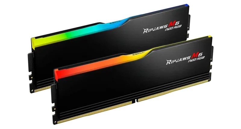 Памет G.SKILL Ripjaws M5 Neo RGB Black 64GB(2x32GB) DDR5-6000 - AMD EXPO - Image 2
