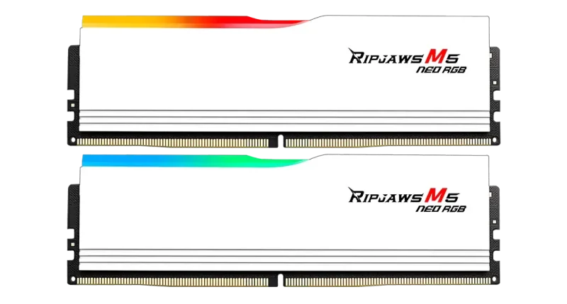Памет G.SKILL Ripjaws M5 Neo RGB 64GB(2x32GB) DDR5-6000 - AMD EXPO