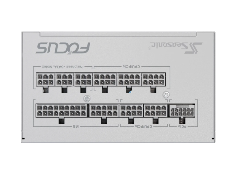 Захранващ блок SEASONIC FOCUS GX-850 White - 850W 80+ Gold, ATX 3.1, PCIe 5.1, Fully Modular - Image 7
