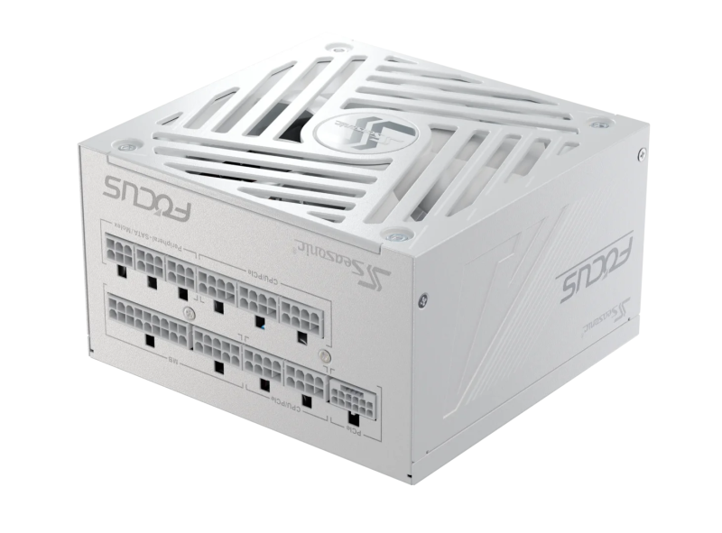 Захранващ блок SEASONIC FOCUS GX-850 White - 850W 80+ Gold, ATX 3.1, PCIe 5.1, Fully Modular - Image 8