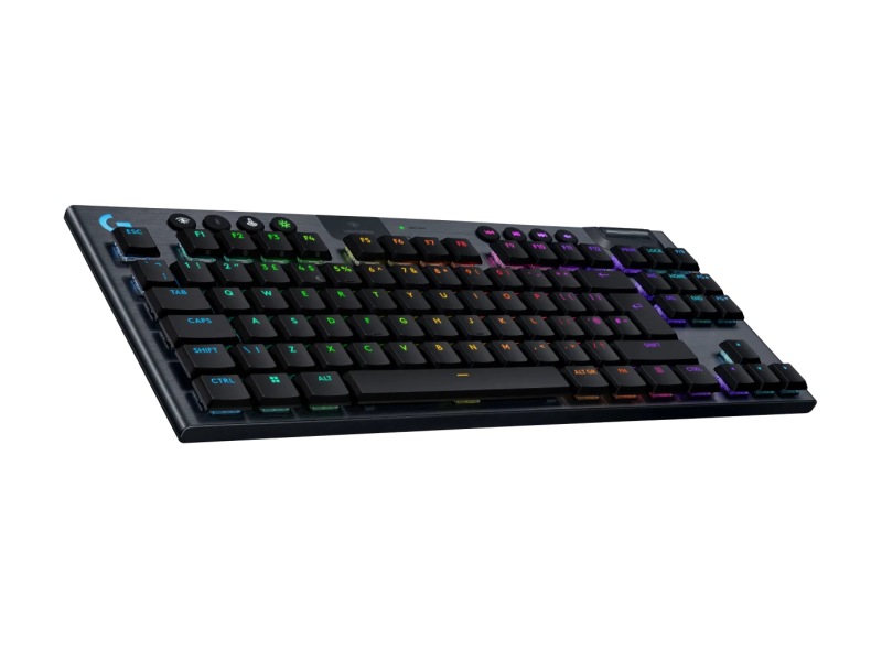 Безжична геймърска механична клавиатура Logitech G915X Lightspeed TKL - Linear Switch - Image 3