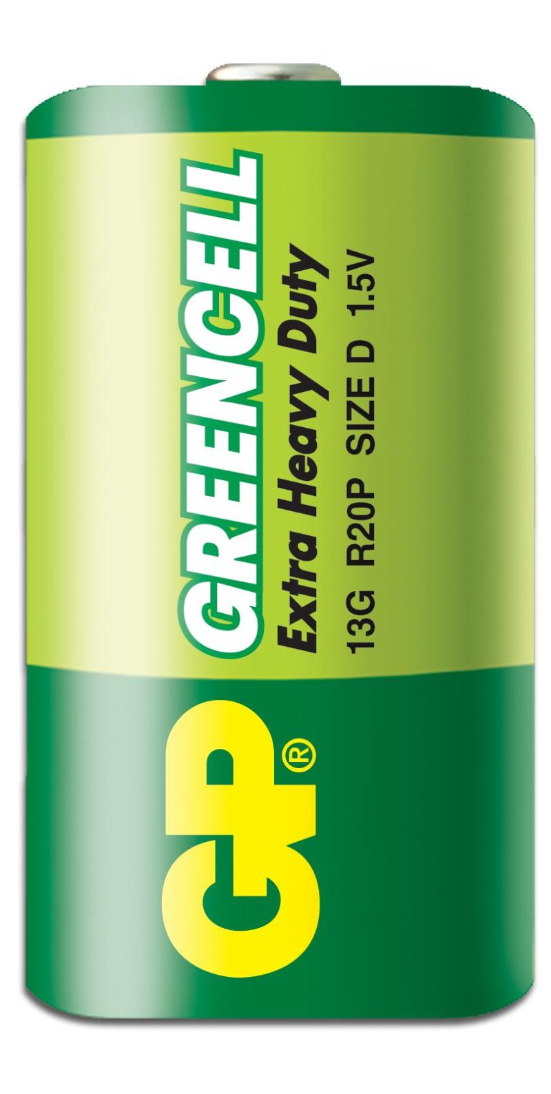 Цинк карбонова батерия GP R20, Greencell 13G-U2, 2 бр. в опаковка, blister, 1.5V - Image 2
