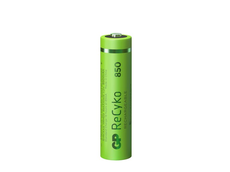 Акумулаторна Батерия GP R03 AAA 850mAh NiMH 85AAAHCE-EB4 RECYKO, 4 бр. в опаковка - Image 4
