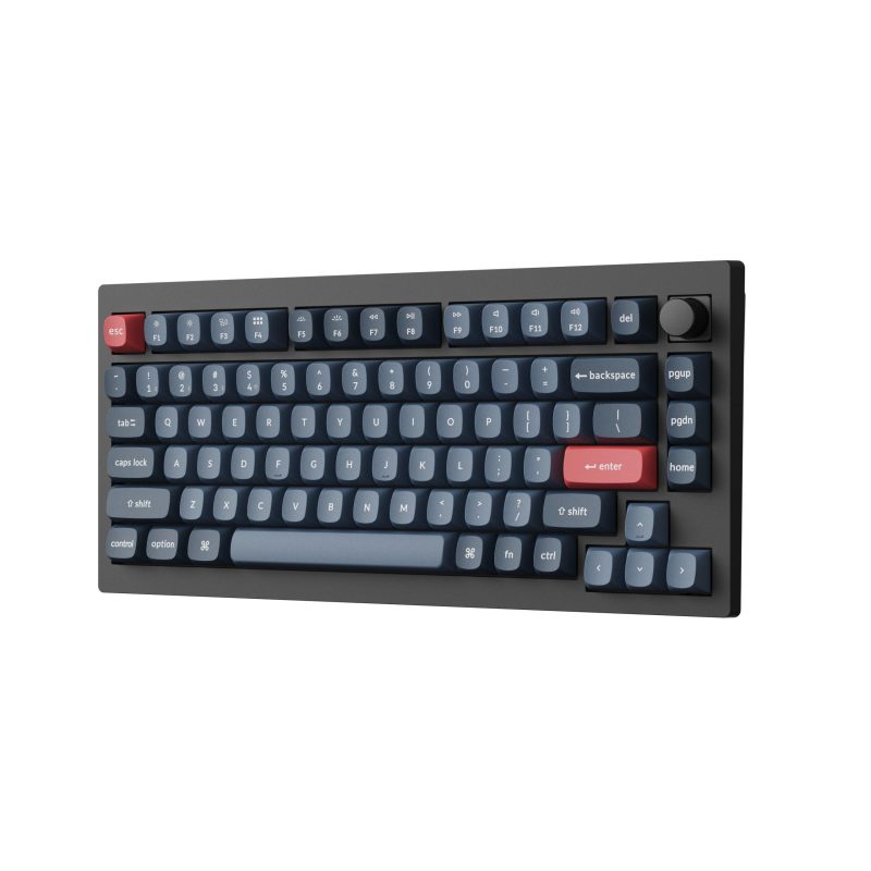 Механична клавиатура Keychron V1 MAX QMK 75% Carbon Black - Wireless - Image 4