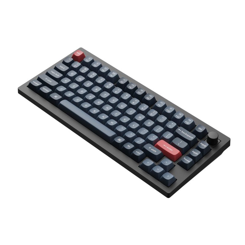 Механична клавиатура Keychron V1 MAX QMK 75% Carbon Black - Wireless - Image 7